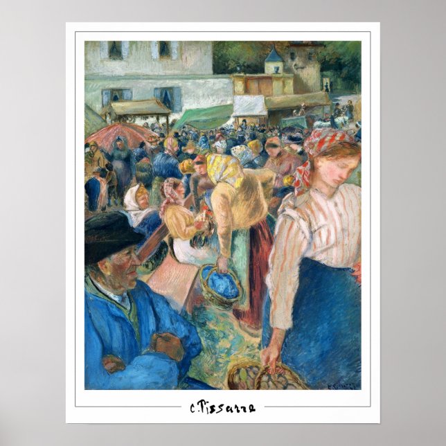 Affiche d'art Camille Pissarro Zedign #532 (Devant)