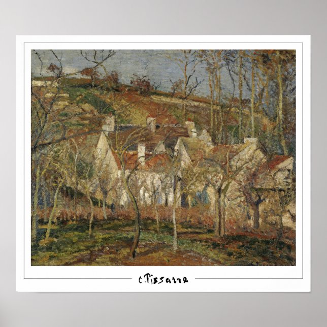 Affiche d'art Camille Pissarro Zedign #8 (Devant)