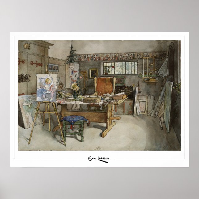 Affiche d'art Carl Larsson Zedign #125 (Devant)