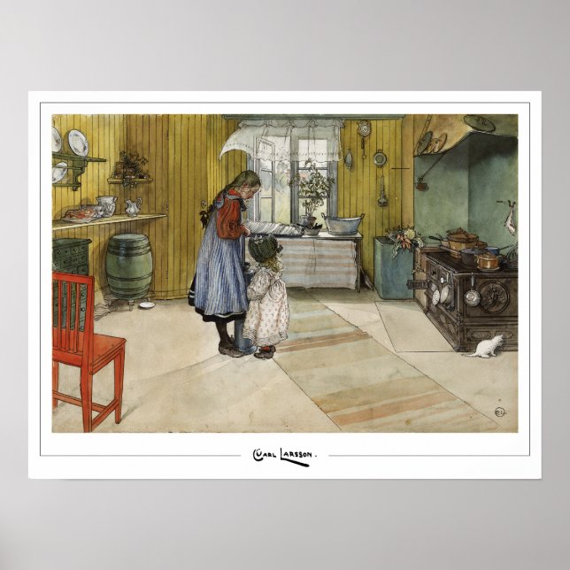 Affiche d'art Carl Larsson Zedign #373 (Devant)