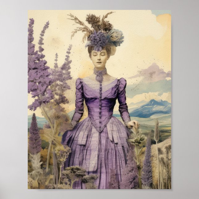 Affiche d'art céleste mystique | Bohème sorcière  (Devant)