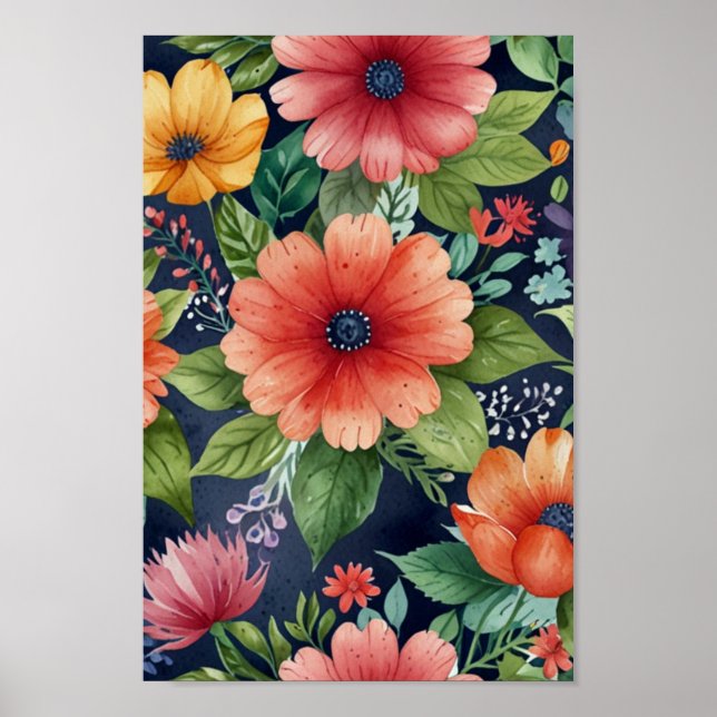 Affiche d'art Charme Vintage (Devant)
