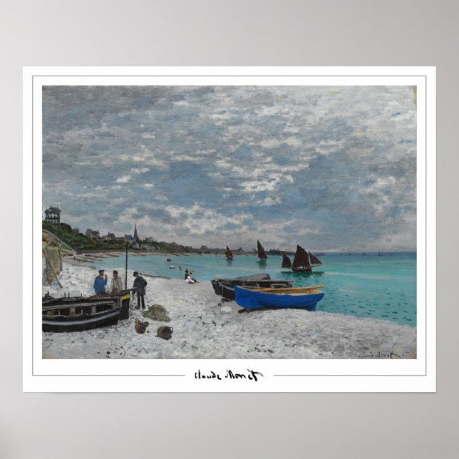 Affiche d'art Claude Monet Zedign #14 (Devant)