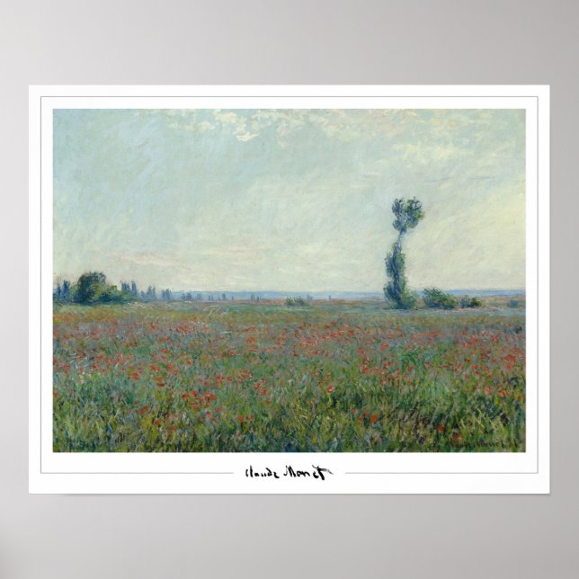 Affiche d'art Claude Monet Zedign #16-2 (Devant)