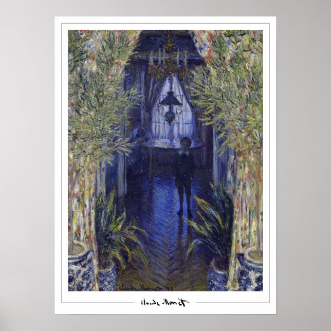 Affiche d'art Claude Monet Zedign #28-2 (Devant)