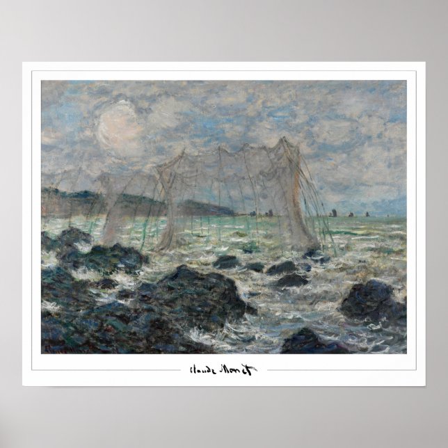 Affiche d'art Claude Monet Zedign #31-2 (Devant)