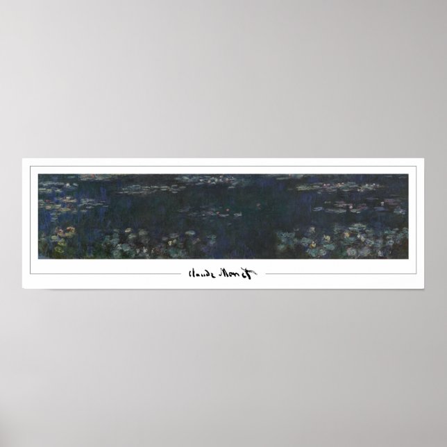 Affiche d'art Claude Monet Zedign #368 (Devant)