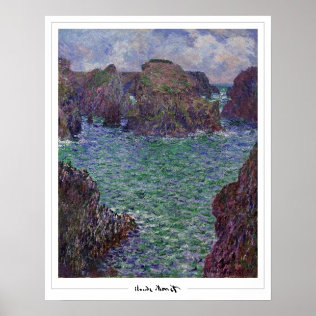Affiche d'art Claude Monet Zedign #41 (Devant)