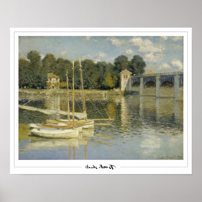 Affiche d'art Claude Monet Zedign #43 (Devant)
