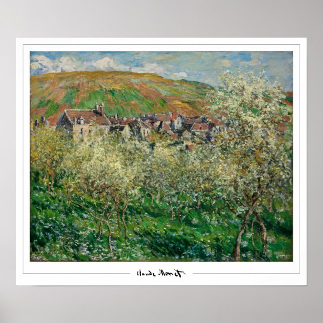 Affiche d'art Claude Monet Zedign #52 (Devant)