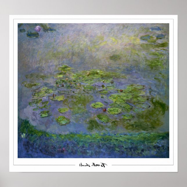 Affiche d'art Claude Monet Zedign #53 (Devant)