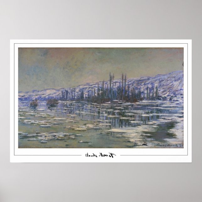 Affiche d'art Claude Monet Zedign #55 (Devant)