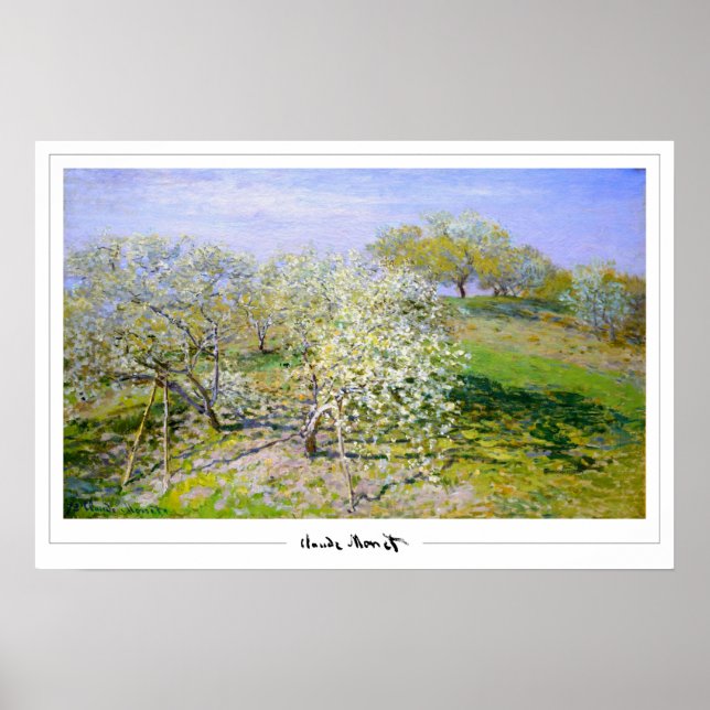 Affiche d'art Claude Monet Zedign #674 (Devant)