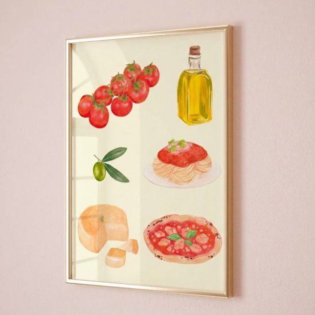 Affiche d'art culinaire italien (Créateur téléchargé)