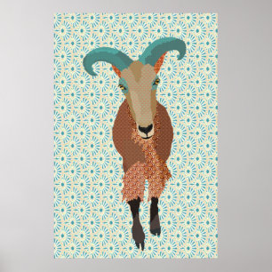 Affiche d'art d'Aoudad