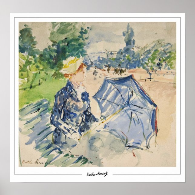 Affiche d'art de Berthe Morisot Zedign #120 (Devant)