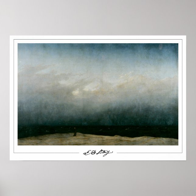 Affiche d'art de Caspar David Friedrich Zedign #20 (Devant)