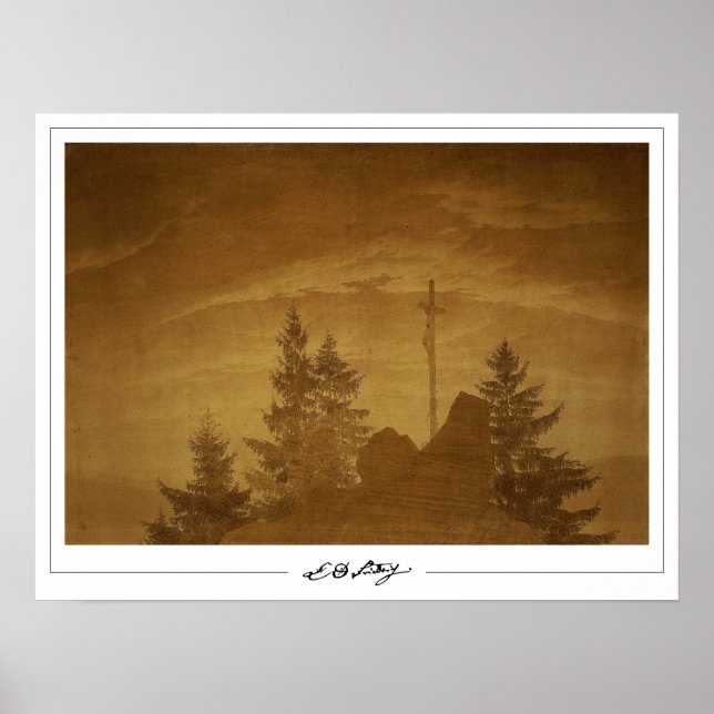 Affiche d'art de Caspar David Friedrich Zedign #38 (Devant)