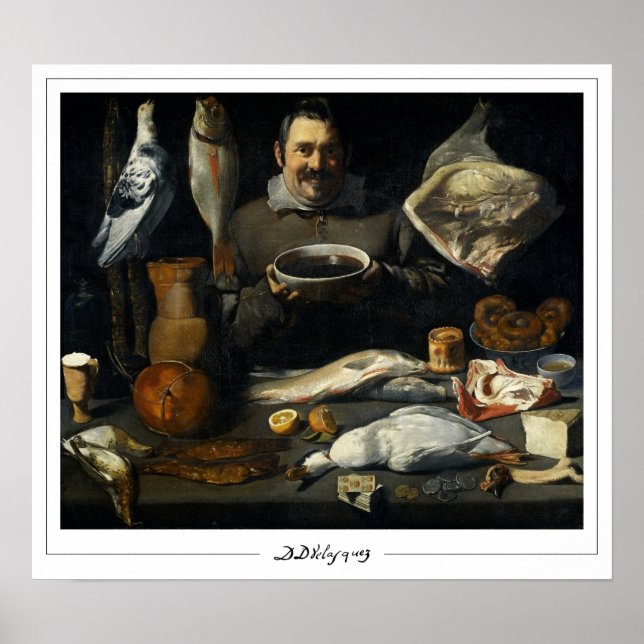 Affiche d'art de Diego Velázquez Zedign #100 (Devant)