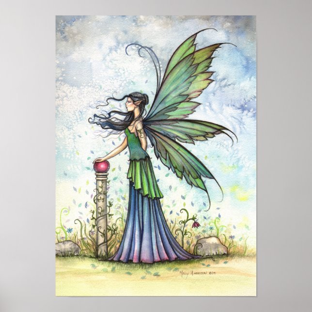 Affiche d'art de fée des vents de printemps (Devant)