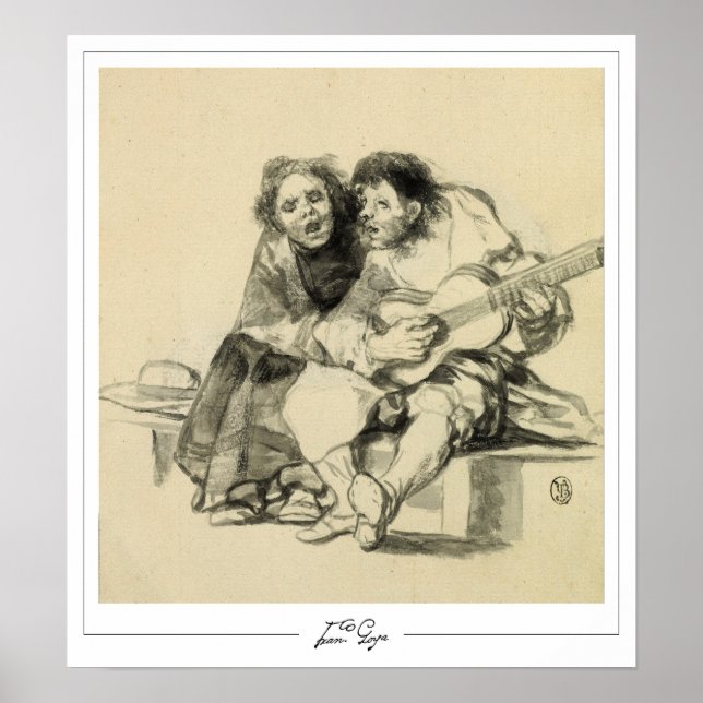 Affiche d'art de Francisco Goya Zedign #516 (Devant)