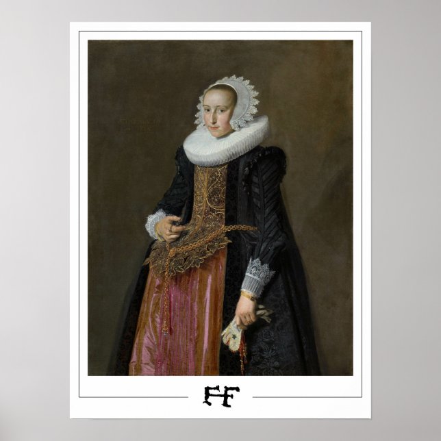 Affiche d'art de Frans Hals Zedign #106 (Devant)