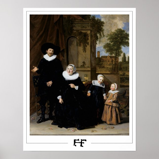 Affiche d'art de Frans Hals Zedign #5 (Devant)