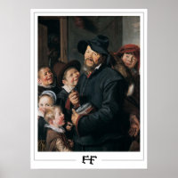 Affiche d'art de Frans Hals Zedign #6