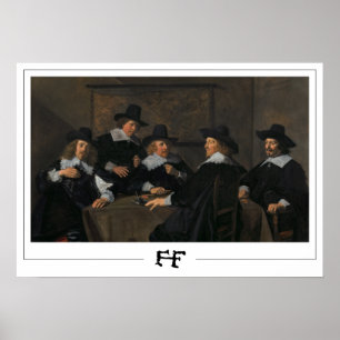 Affiche d'art de Frans Hals Zedign #66