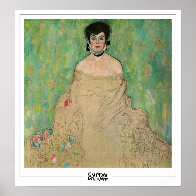 Affiche d'art de Gustav Klimt Zedign #186 (Devant)