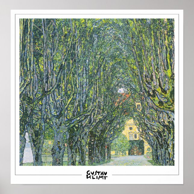Affiche d'art de Gustav Klimt Zedign #21 (Devant)