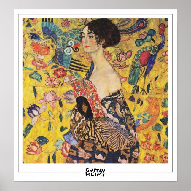 Affiche d'art de Gustav Klimt Zedign #22 (Devant)