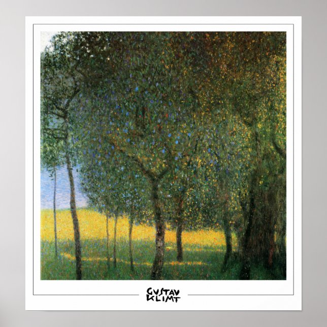 Affiche d'art de Gustav Klimt Zedign #244 (Devant)