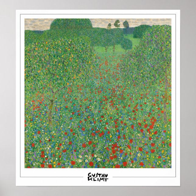 Affiche d'art de Gustav Klimt Zedign #3 (Devant)