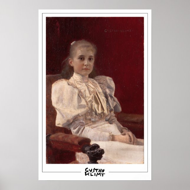 Affiche d'art de Gustav Klimt Zedign #521 (Devant)