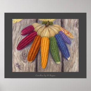Affiche d'art de jardin de CornBow