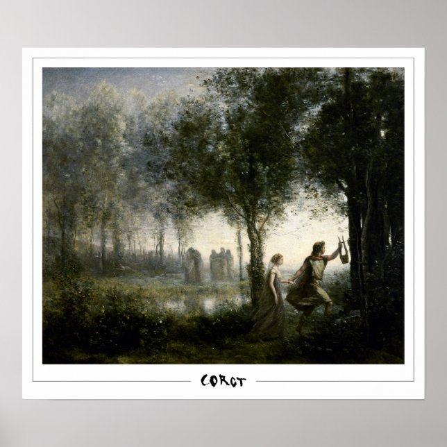 Affiche d'art de Jean-Baptiste-Camille Corot #14 (Devant)