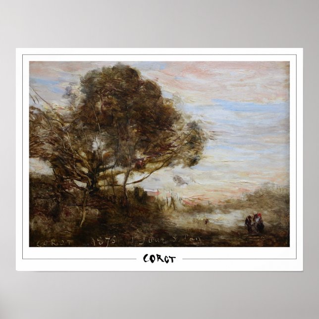Affiche d'art de Jean-Baptiste-Camille Corot #170 (Devant)