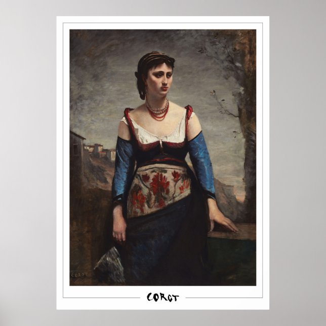 Affiche d'art de Jean-Baptiste-Camille Corot #406 (Devant)