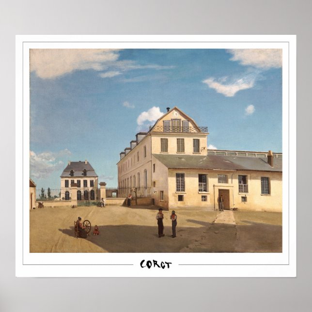 Affiche d'art de Jean-Baptiste-Camille Corot #434 (Devant)