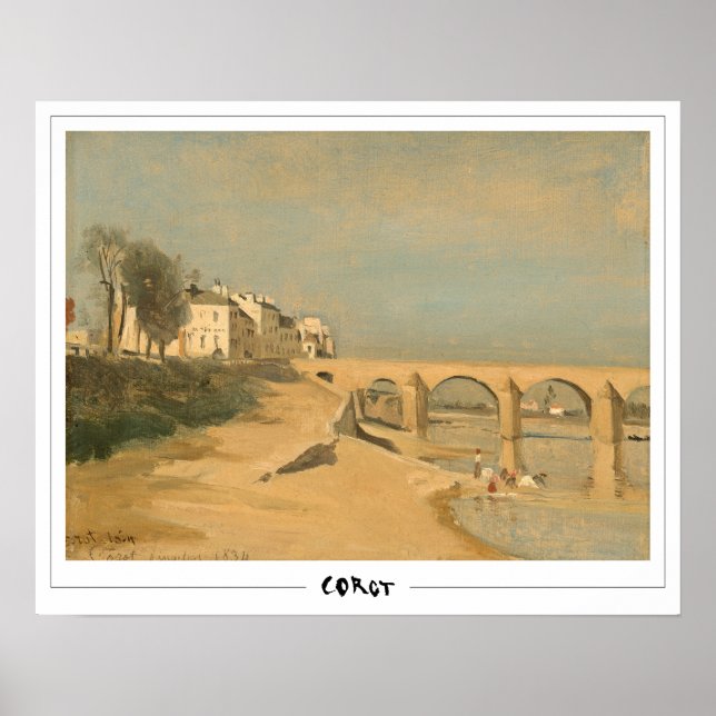 Affiche d'art de Jean-Baptiste-Camille Corot #442- (Devant)