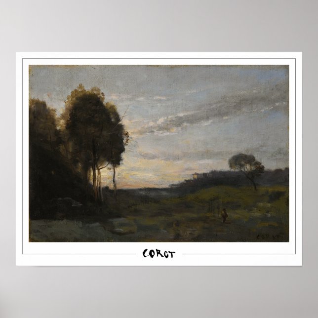 Affiche d'art de Jean-Baptiste-Camille Corot #461 (Devant)