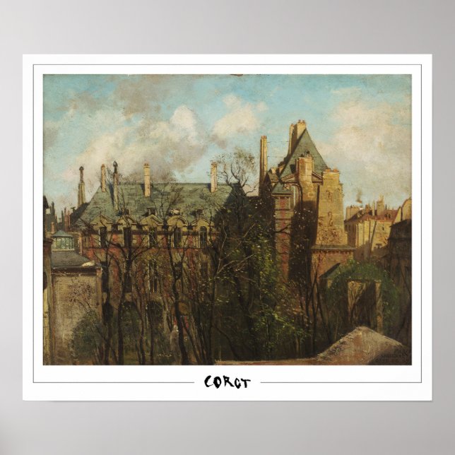Affiche d'art de Jean-Baptiste-Camille Corot #739- (Devant)