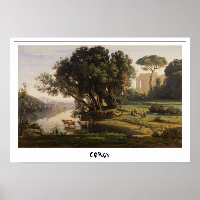 Affiche d'art de Jean-Baptiste-Camille Corot #89 (Devant)