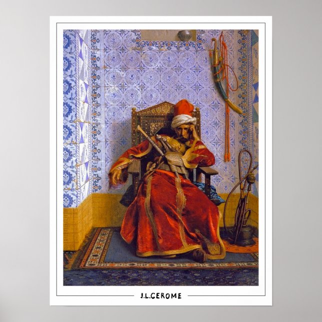 Affiche d'art de Jean-Léon Gérôme Zedign #192 (Devant)
