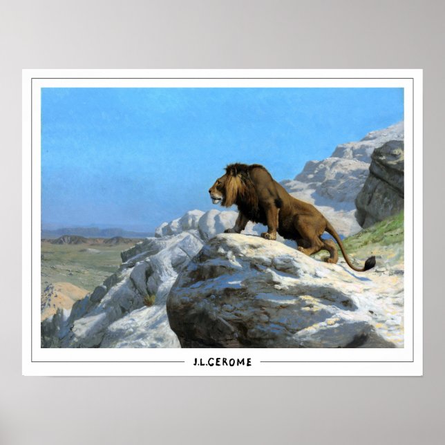 Affiche d'art de Jean-Léon Gérôme Zedign #229 (Devant)
