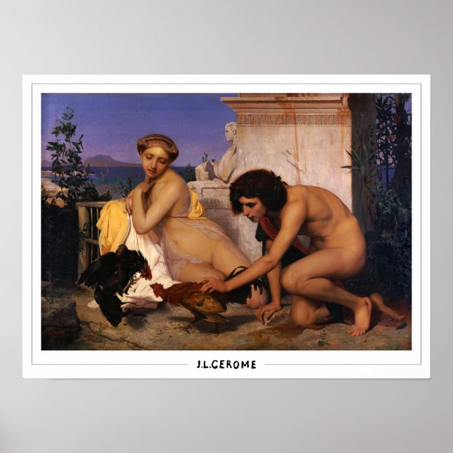 Affiche d'art de Jean-Léon Gérôme Zedign #34 (Devant)