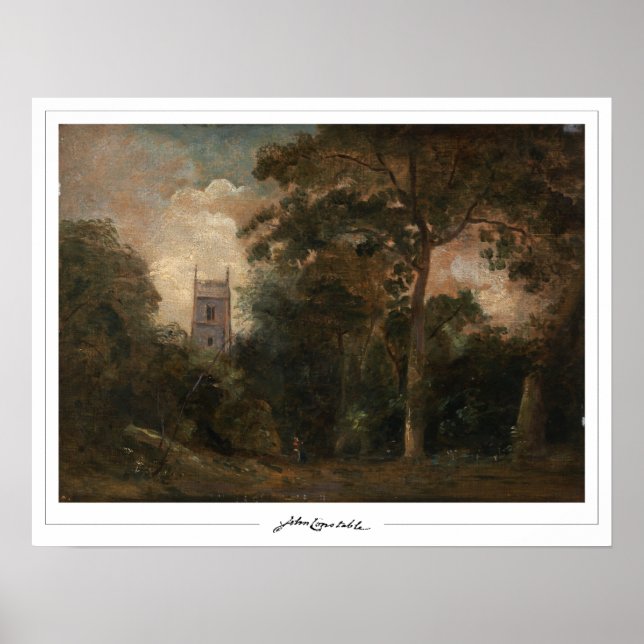 Affiche d'art de John Constable Zedign #17 (Devant)