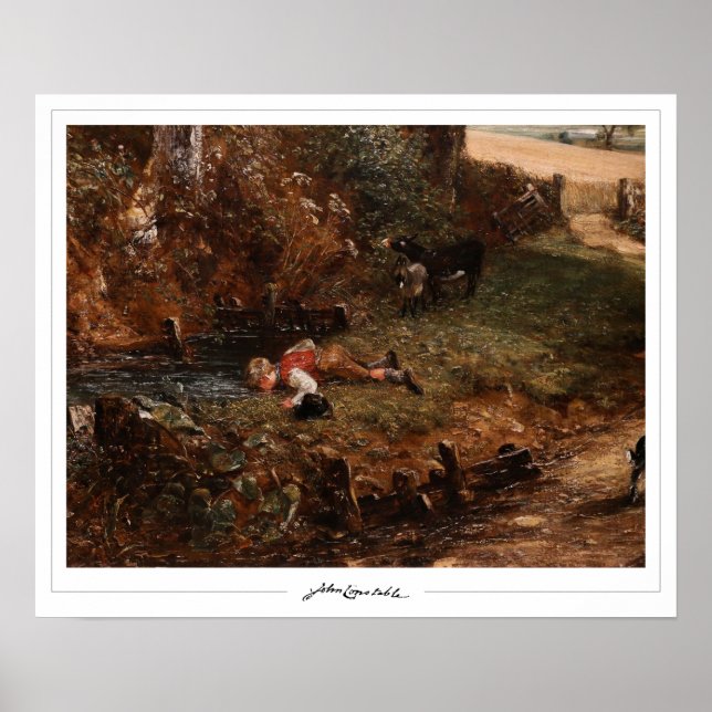 Affiche d'art de John Constable Zedign #391-2 (Devant)