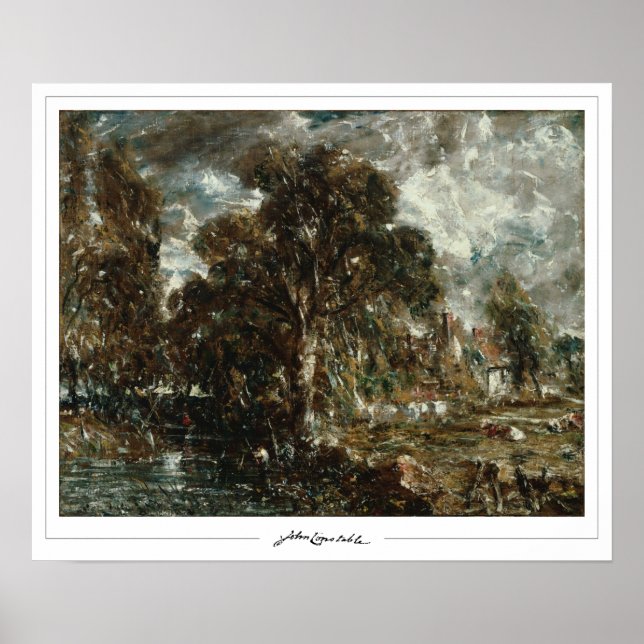 Affiche d'art de John Constable Zedign #9 (Devant)